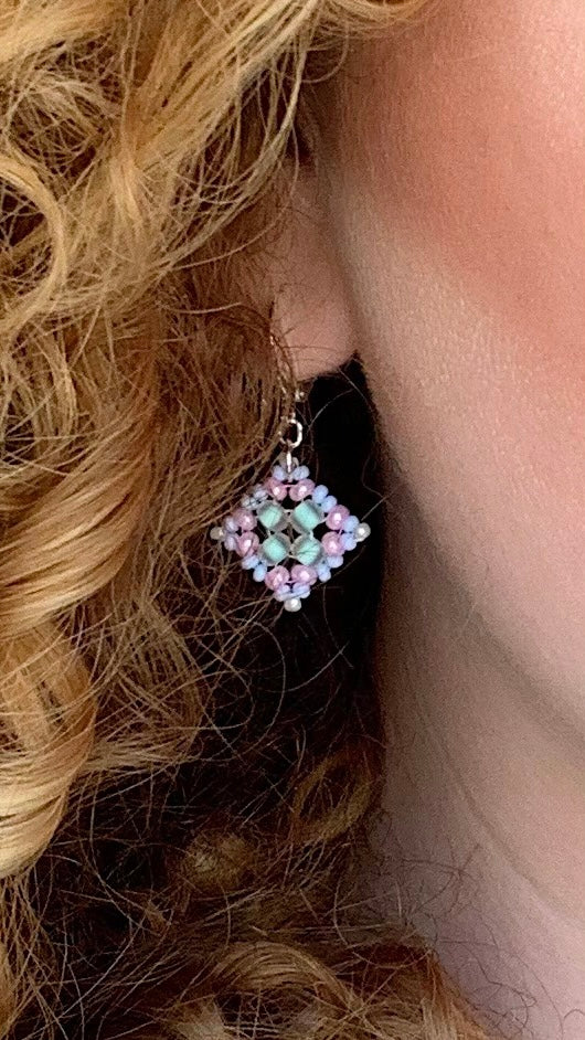 Granny Square Earrings