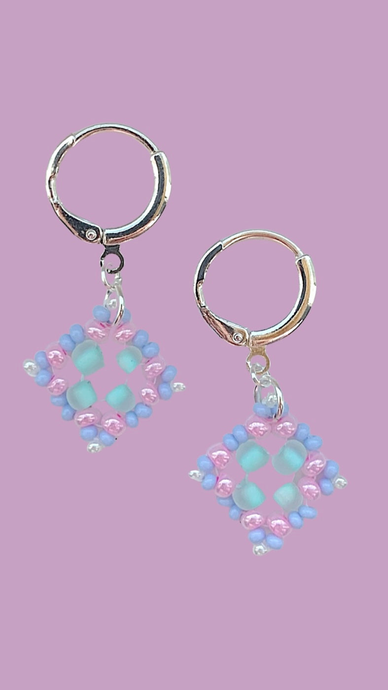 Granny Square Earrings